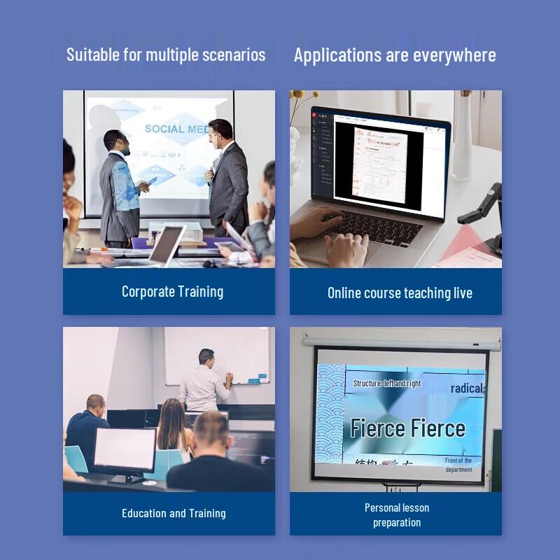 GEPADE Y-1303S-HW A3 Document Camera with 13MP Auto-Focus & WiFi