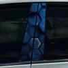 Style Honeycomb Hexagon Car B-pillar Stickers Car Center Column Decoration Cover Scratches Waterproof Decals Car Accessories
