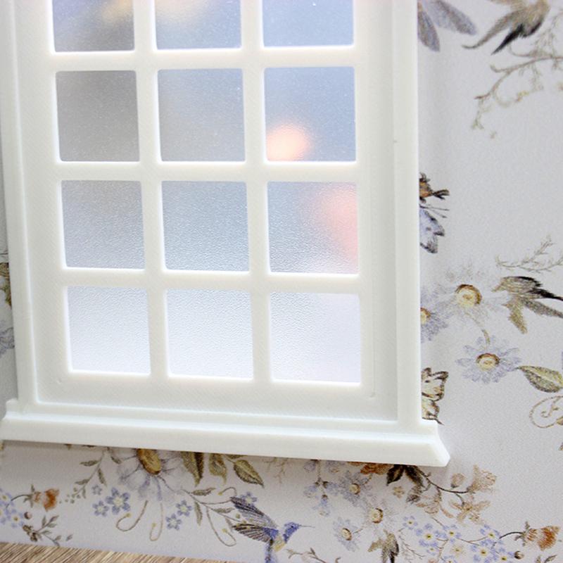 1 шт. кукольный домик миниатюрная оконная рама модель украшения окна кукольный домик 1/12 мини мебель игрушка