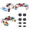 JYXETOV PS5 Controller Cover Free 8 Button Silicone Can Be Charged with the Original Suitable for Printing Pattern 1pc/2pcs (28 Options), Cap,