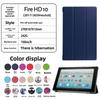 Премиальный кожаный чехол для Amazon Fire HD10 2019 HD8PLUS 7 дюймов Защитная обложка