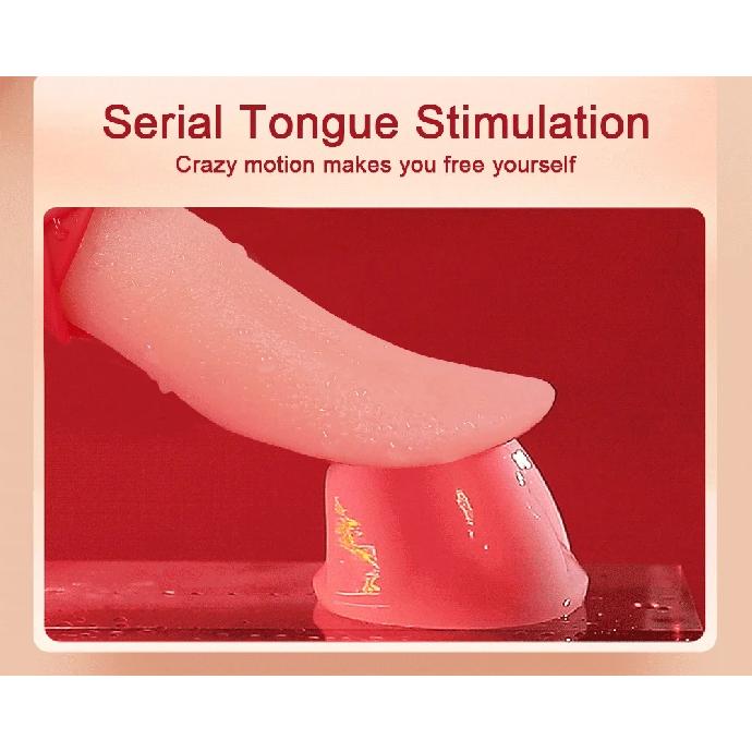 Powerful Tongue Licking Vibrator for Women G-Spot Clitoris Vagina Stimulator Massager Oral Nipple Clit Vibrating for Adult