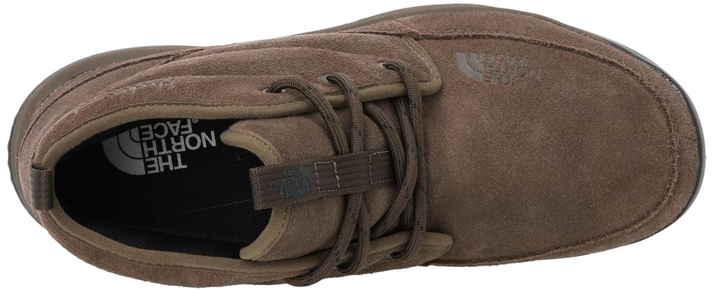 The North Face Nuptse Chukka WP Suede Waterproof Suede Chukka Boots Men Demitasse Brown 25.0cm