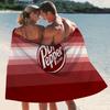 Полотенце D-Dr Pepper Быстросохнущие пляжные полотенца подходят для бассейнов, кемпинга, йоги и тренажерного зала