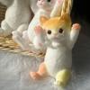 Мультяшная симуляция кошки игрушки-сжималки для животных игрушка-кошка кукла-кошка игрушка-сжималки для мини-украшений
