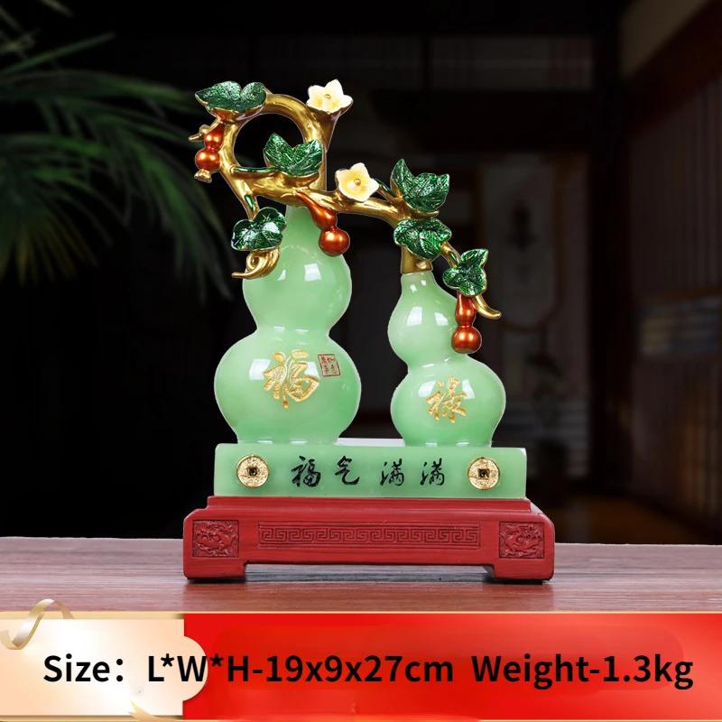 Украшение в виде тыквы, приносящей удачу, привлекает богатство. Изделия ручной работы. Практичные украшения для винного шкафа. Новый китайский стиль.