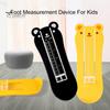 Измерительный прибор для ног с изображением медведя для младенцев, детей и взрослых, измеритель длины стопы, линейка для измерения обуви, домашний измеритель стопы, точная таблица измерений