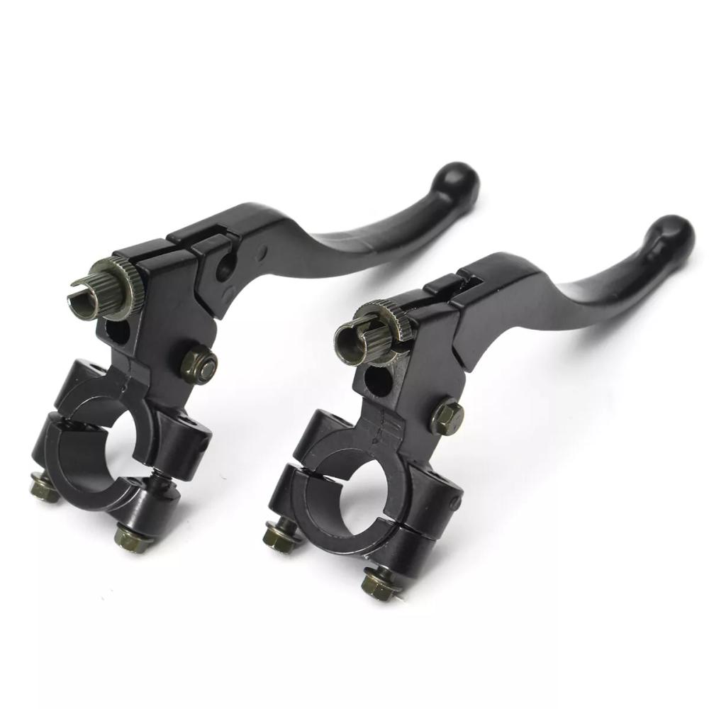 1 Pair 22mm 7/8-Inch Left Aluminum Alloy Clutch Lever Handle Left Clutch Brake Handle Lever Perch 7/8 ATV-Motorcycle Handlebar
