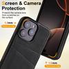 Для Apple iPhone 16 16e 15 14 Plus 13 12 11 Pro Max mini чехол в стиле ретро из искусственной кожи с отделением для карт, противоударная подставка, задняя крышка