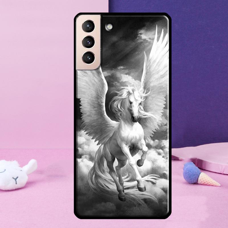 Чехол для телефона "Бегущие лошади" для Samsung Galaxy S25 S24 Ultra S9 S10 S20 S21 S22 Plus S23 FE S24 FE