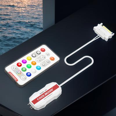 Кабель контроллера ARGB ARGB 5V 3PIN к SATA Светодиодный цвет Интеллектуальный контроллер вентилятора 1 к 4 Синхронизация Кабель для материнской платы Линия расширения