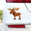DS51#14x13 см Забавный мультяшный лось наклейка на автомобиль виниловая наклейка на автомобиль скрывает царапины на кузове