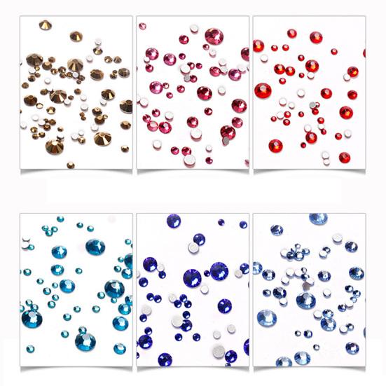 Yousheng 1440 шт./пакет Украшение для ногтей Изысканные DIY Легкие Стразы с плоским дном Украшения для ногтей для женщин