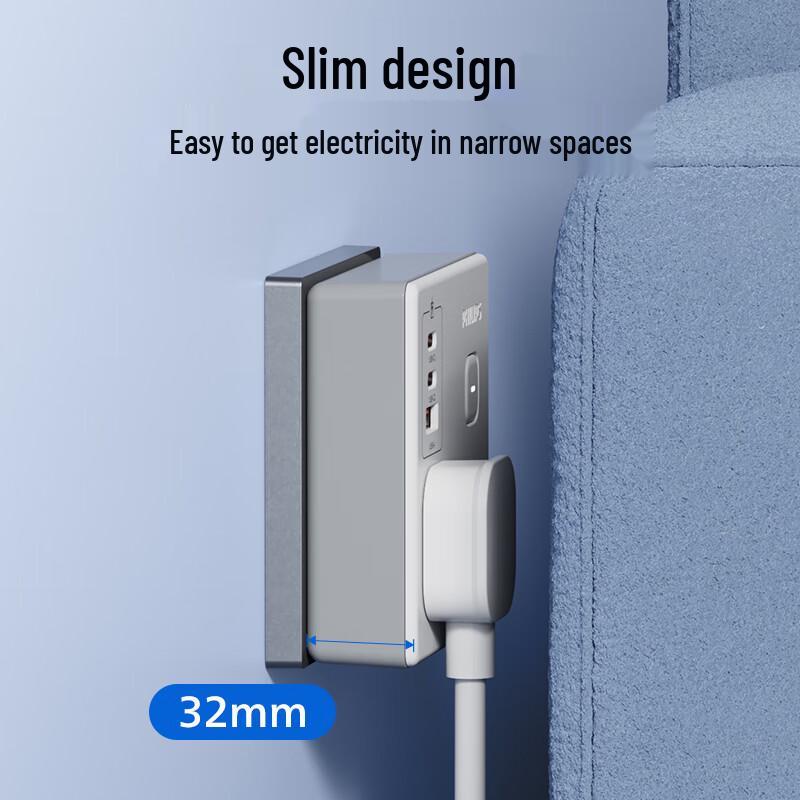 Philips PD30W Multi-Port Wall Charger & Socket Adapter CN plug (adapter included)