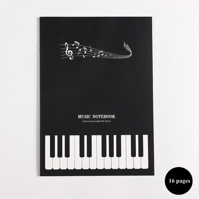 New Music Notebook Student Music Theory Practice Notebook Simple Children's Piano Sheet Music Book Five-line Score Exercise Book
