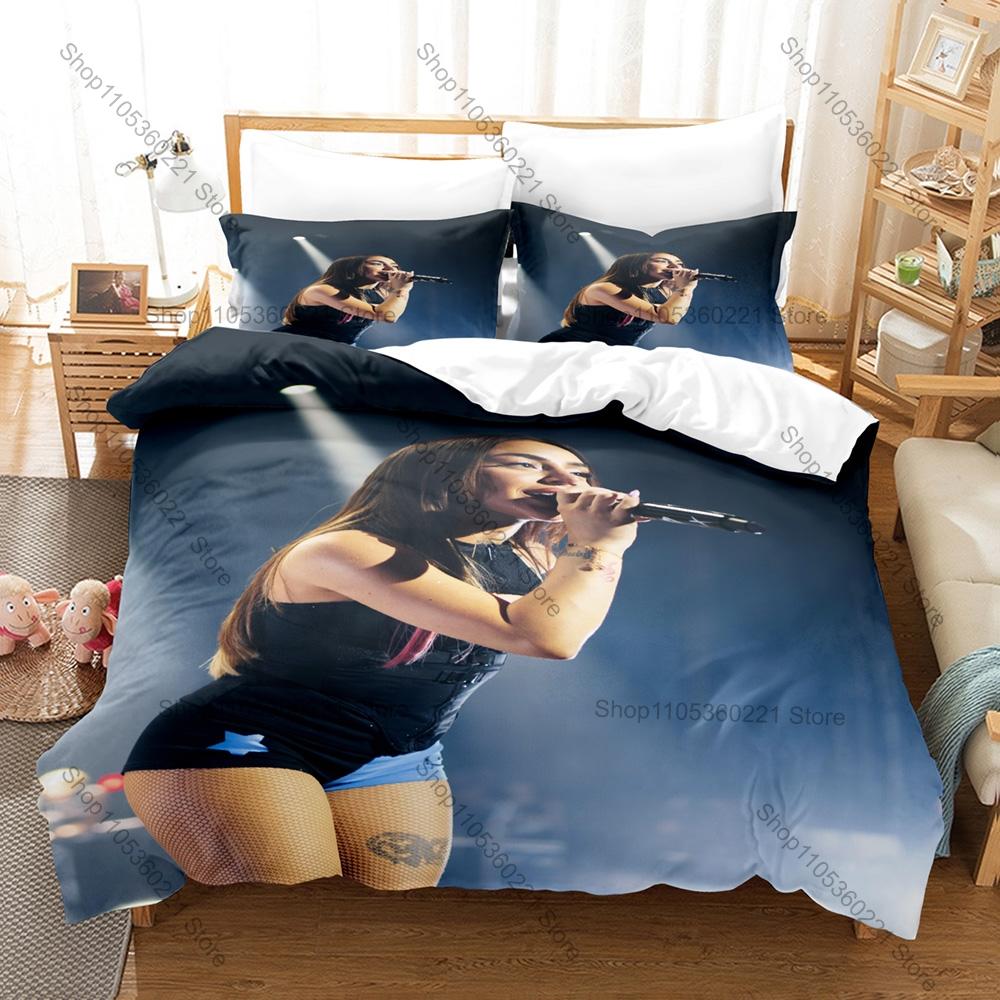 Latin Trap Style Duvet Cover + 2 Pillowcases, Nicki Nicole Printed Bedding Set Soft Material Bedroom Ornament & Holiday Birthday