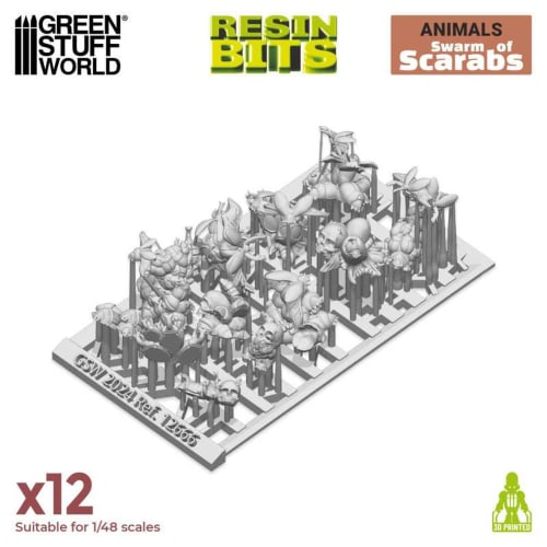 Green Staff World Non-Scale 3D Print Set: Swarm of Scarabs 3D Printer Kit GSWD-12666