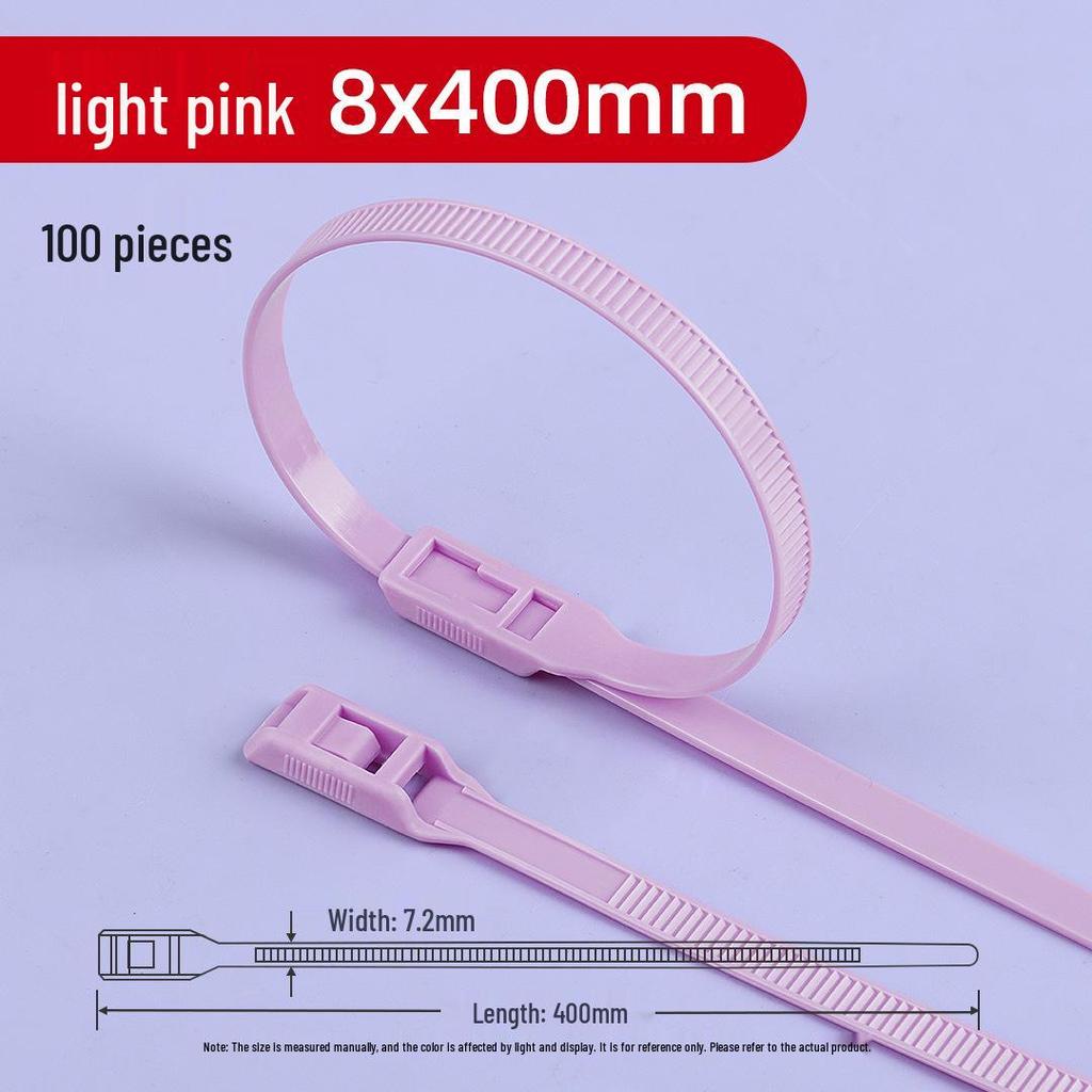 Нейлоновая самозатягивающаяся кабельная стяжка Naughty Castle для детского парка (8x350x400) - Особый цвет