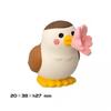 ZAKKA Cherry Blossom Miniature Japanese Cat Ornaments - Cute Heart-Shaped Desktop Decor Gifts.