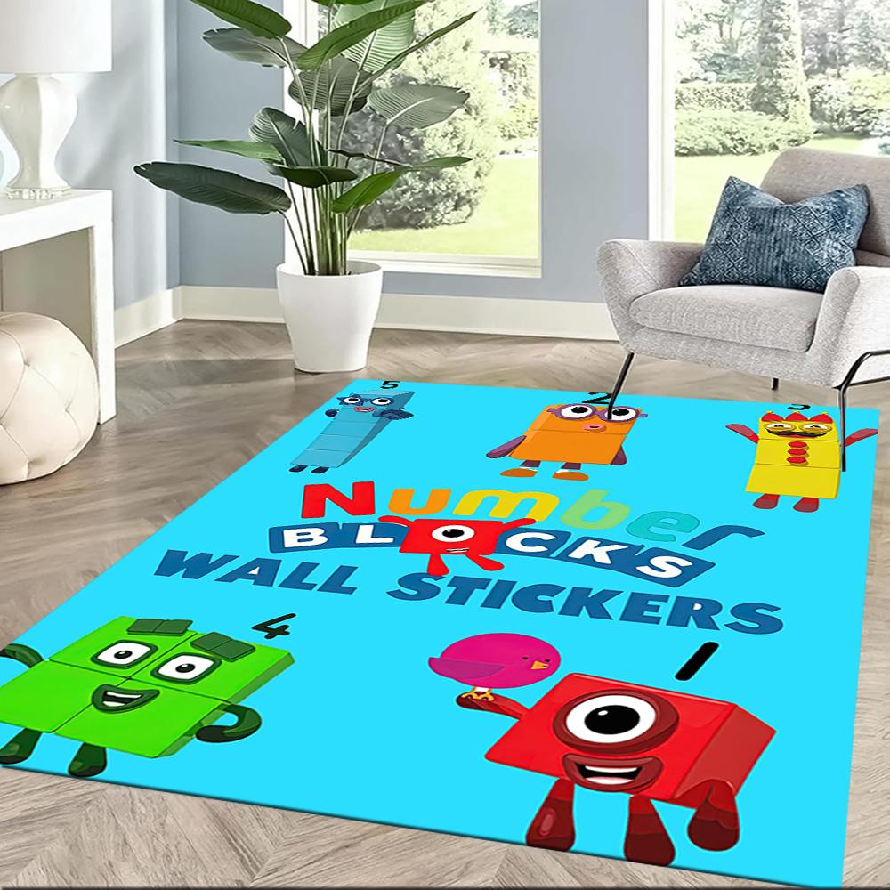 Numberblocks Floor Mat Suitable For Study Room Entryway Kitchen Bedrooms Antislip Carpet Office Home Decor Perfect Birthdaychristmas Gift Idea