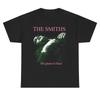 The Smiths Черная Хлопковая Футболка с Коротким Рукавом Женская Мужская Летняя Мода Повседневная Винтажная Музыкальная Графика Футболки Уличная Одежда