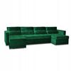 Varius BIG Corner Sofa Bed with Sleeping Containers Family Furniture Green