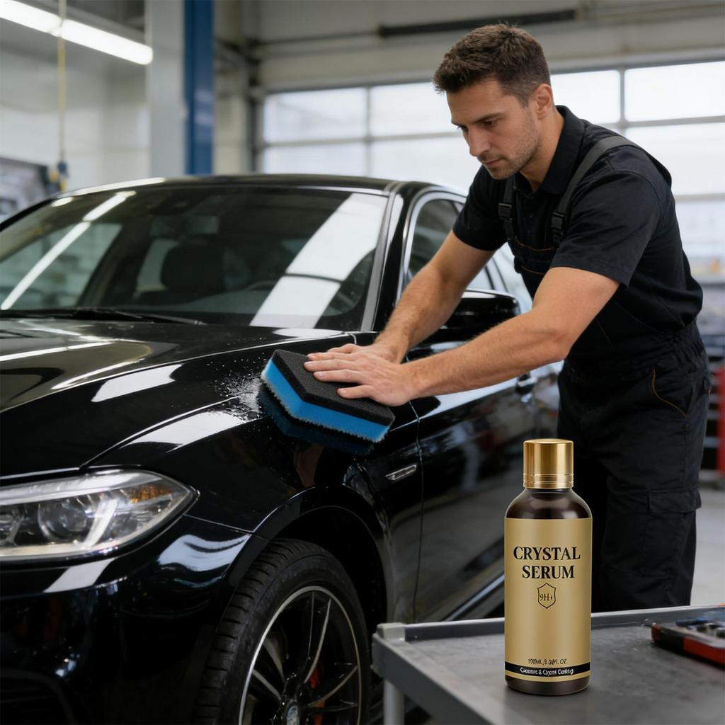 100ml Graphene Ceramic Coating 9H+ Advanced Crystal SerumCar Ceramic Coating Kit Paint Protection High Gloss Easy to Clean