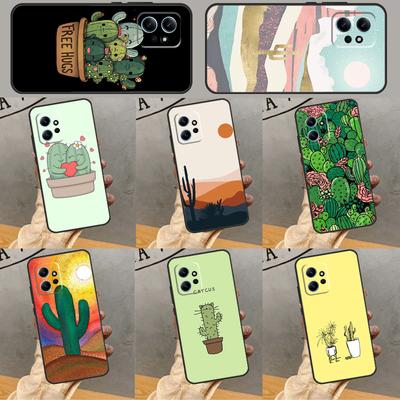 Plant Cactus Case For Xiaomi Redmi Note 9 10 11 12 13 14 Pro 9S 10S 11S 12S Redmi 14C 13C 10C 12C Cover