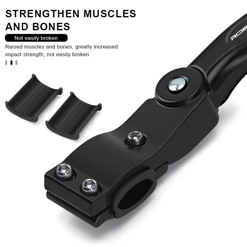 RIDERACE Подножка для велосипеда Регулируемая алюминиевая Сплавная MTB Горный велосипед Стойка для парковки сзади шоссейный велосипед Подножка