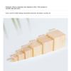 10pcs Unfinished Blank Wooden Square Block Woodwork Craft Handmade Material Kids Toy Wooden Cube