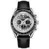 Creative Men's Watch Moon Meteorite Surface Design Fully Automatic Mechanical Watch CWaterproof Luminous Business Watches