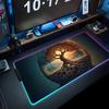 Коврик для мыши Древо Жизни RGB Игровой коврик для мыши Большой светодиодный коврик Настольный коврик для ПК Светящийся коврик для мыши Большие коврики для клавиатуры Настольный ковер с подсветкой