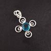 Apatite Gemstone 925 Sterling Silver Jewelry Handmade Pendant For Girls Gift PP-41-12