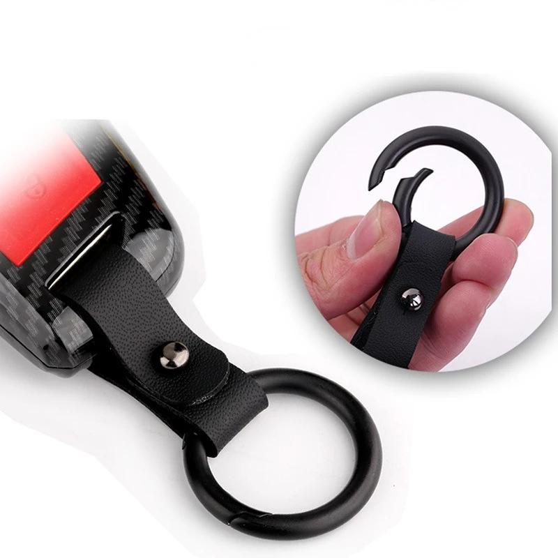 Чехол для автомобильного ключа из углеродного волокна ABS для VW Volkswagen Polo Golf 4 5 6 7 T5 Passat B6 B5 Skoda Octavia A5 A7 Seat Leon Ibiza Ateca