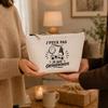 Trousse de toilette - PLANETEE - J’peux pas minimaliste (Orthophoniste) - 100% coton - 3 L (28×19×9 cm) - Zip métal