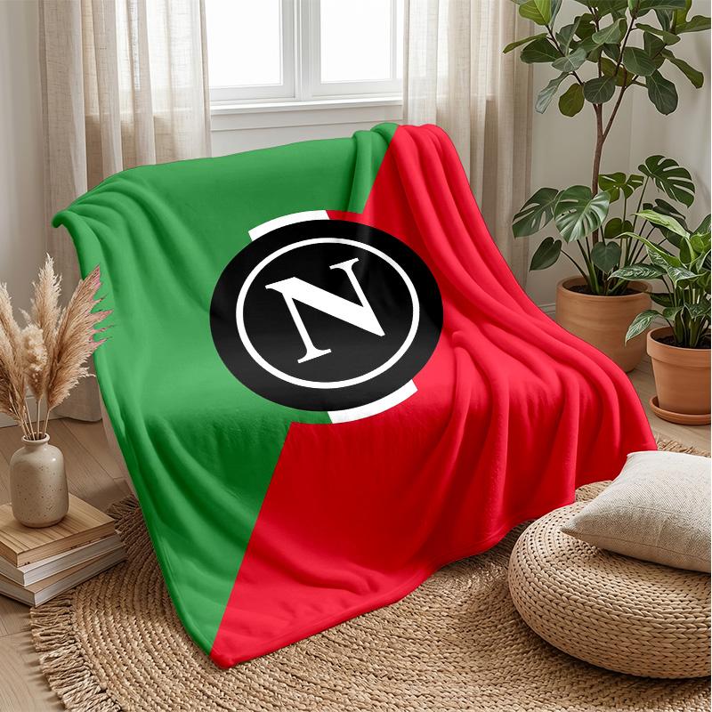 Napoli FC Soft Flannel Fleece Blanket Lightweight Cozy Warm Throw Blanket For Sofa Bed Home Decor