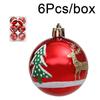 6 шт. вечеринка Рождественская домашняя елка Рождественская елка шары висячие украшения Декор свадьба