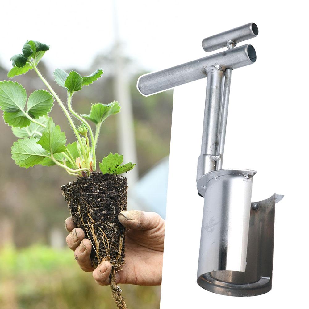 Hand Held Open End Seedling Transplanter Planting Tool Multi-Functional Plant Fruit Tree Side Port Transplanter For Agricultural