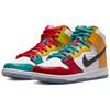 FroSkate x Dunk High SB All Love No Hate Унисекс кроссовки, разноцветные, белые с металлическим блеском и золотистым покрытием, DH7778-100