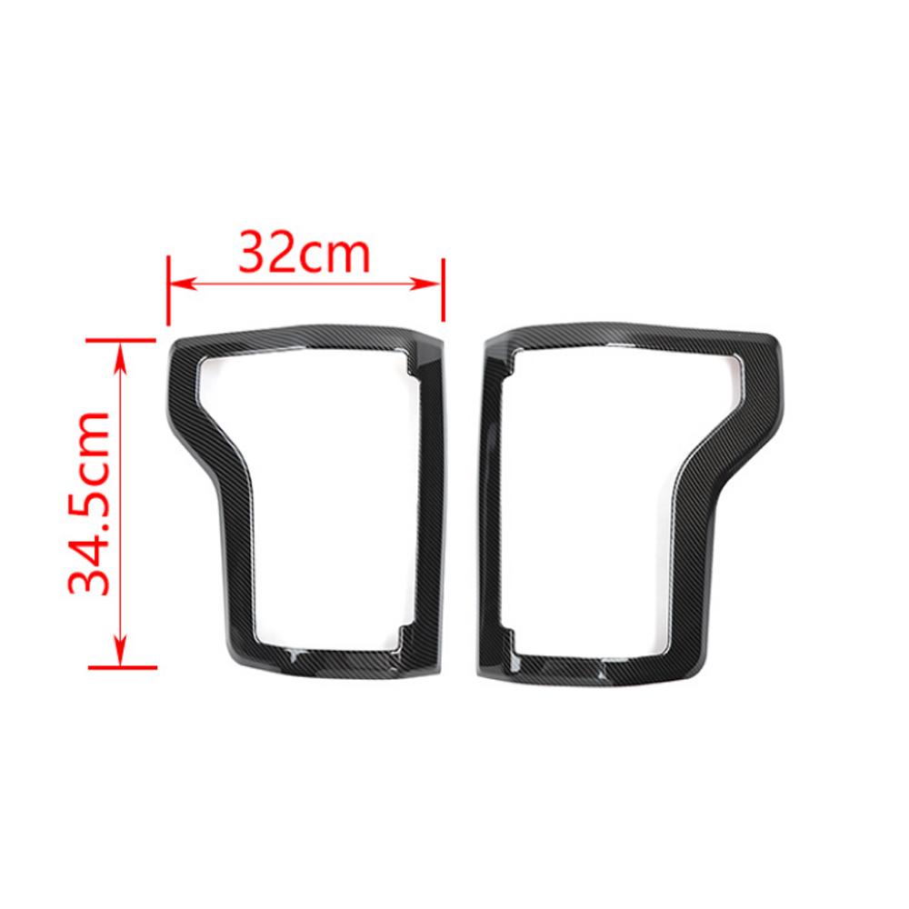 Car Tail Light Cover Trim for Ford F150 2015 2016 2017 2018 Lamp Hood Taillight Guard Decoration Exterior