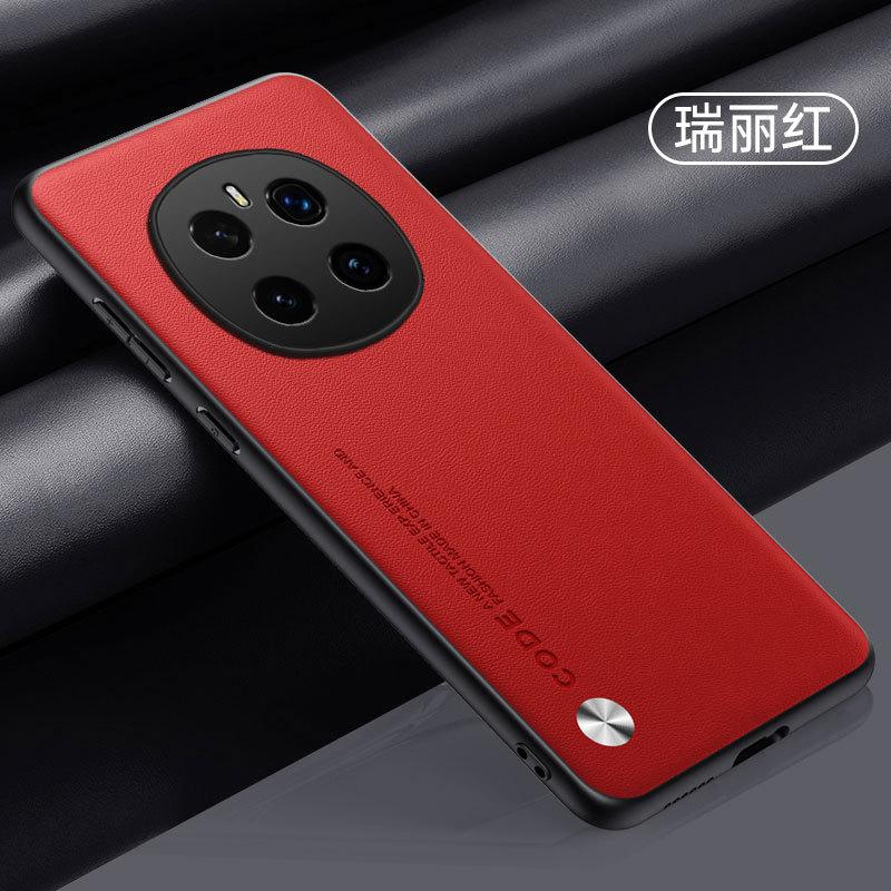 Применимо к чехлу для мобильного телефона Huawei Honor Magic7Pro Honor X60Pro простой кожаный противоударный X50 защитный чехол