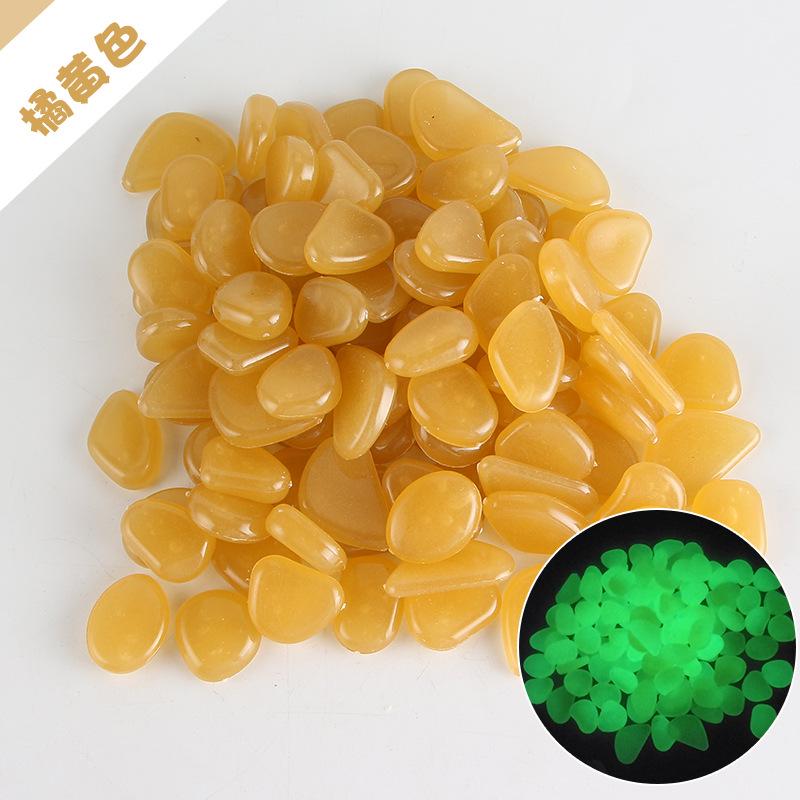 Luminous Garden Fish Tank Pebbles: Fluorescent Artificial Stone