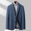 Осенне-зимний повседневный шерстяной костюм мужской модный тонкий шерстяной костюм мужской шерстяной пиджак