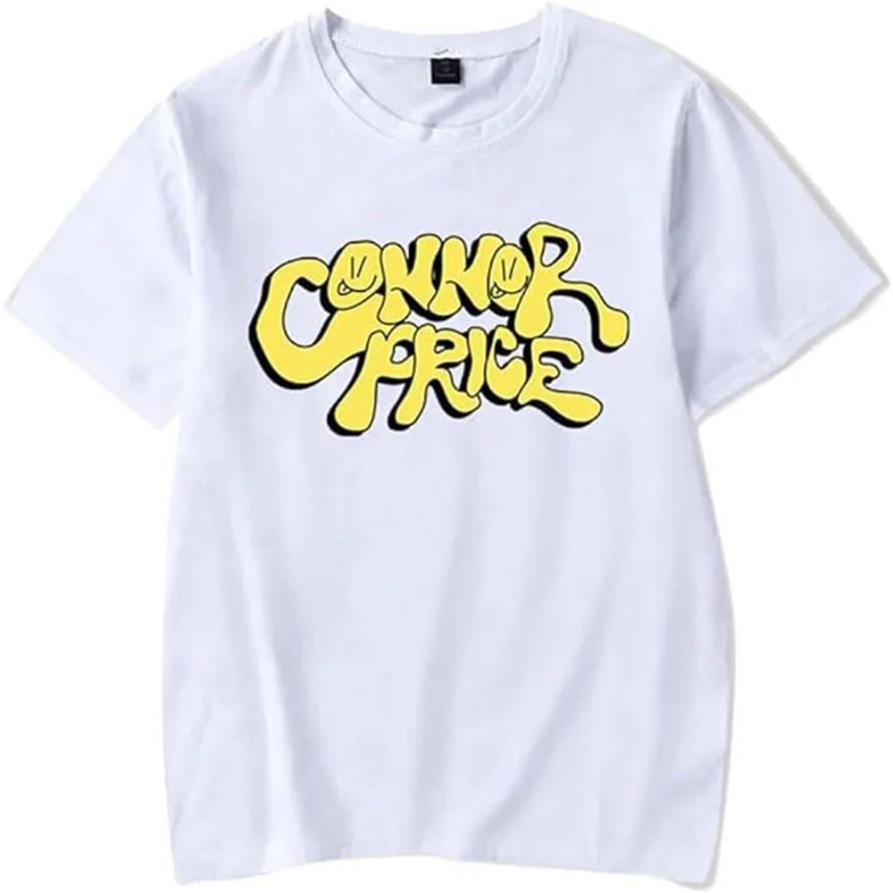 2026 Unisex Women Connor Price Logo Merch Short Sleeve Tshirt Unisex Fashion Crew Neck Top