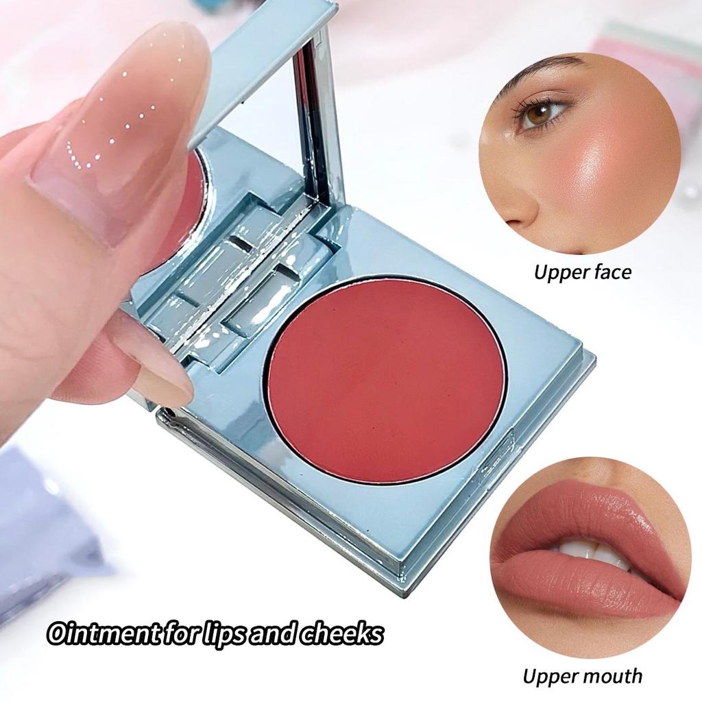 GEGE BEAR Lip Mud Blush Eyeshadow Multifunctional Cosmetics Slightly Tipsy Easy To Smudge Blush Palette