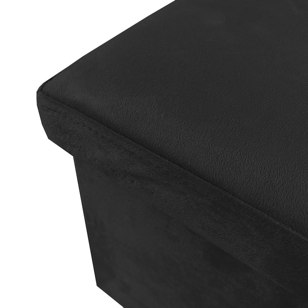 Квадратный бархатный складной пуф для хранения вещей 38x38x38см | Няна Главная | Османский стиль | Мягкий бархатный низ