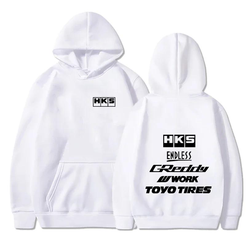 Men Fashion Cool Hoodie Japan JDM Modified Car HKS ENDLESS Hoody Men Women Vintage Casual Sweatshirt Long Sleeve Pullovers