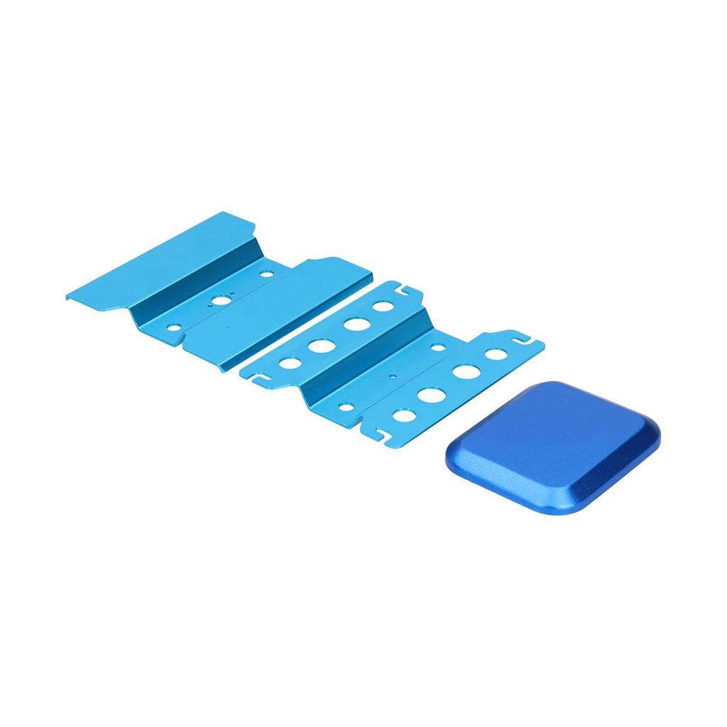 18 110 RC Car Aluminum Alloy Work Stand Height Adjustable Repair Station Screw Tray Set