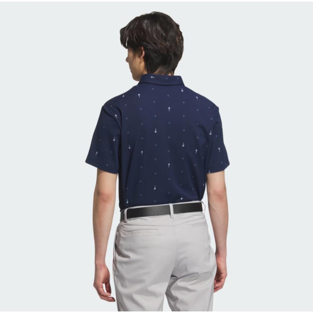 Adidas Golf Men S Golf T ShirT Pg Monogram ShorT Sleeve Polo Jf6300