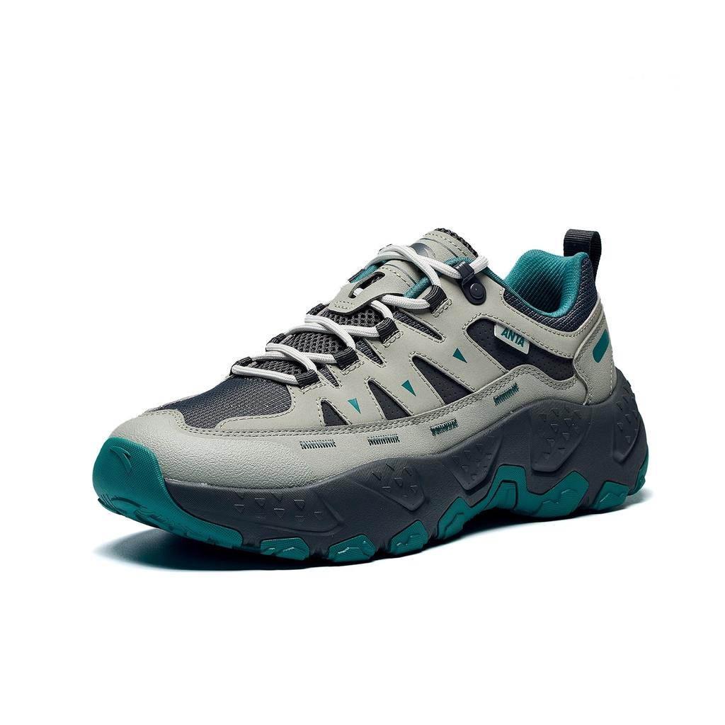 Men's Sneakers ANTA Rock Casual Shoes Men's Low-top Gray